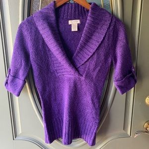 Purple sweater